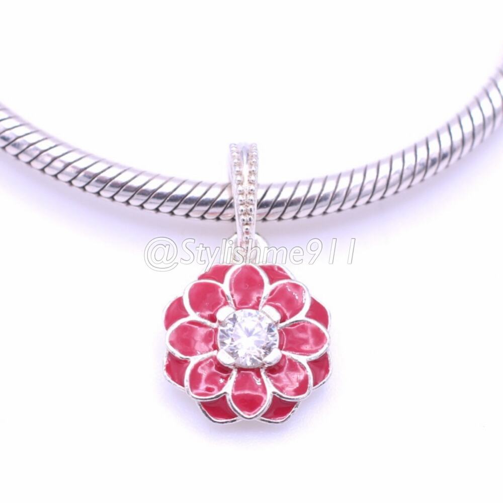 Authentic PANDORA Oriental Bloom Dangle - 791829CZ